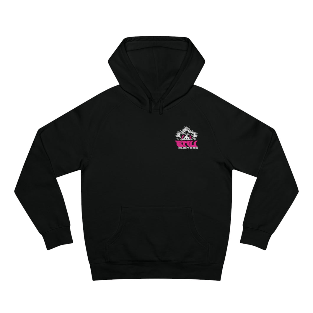 Emu pink hoodie